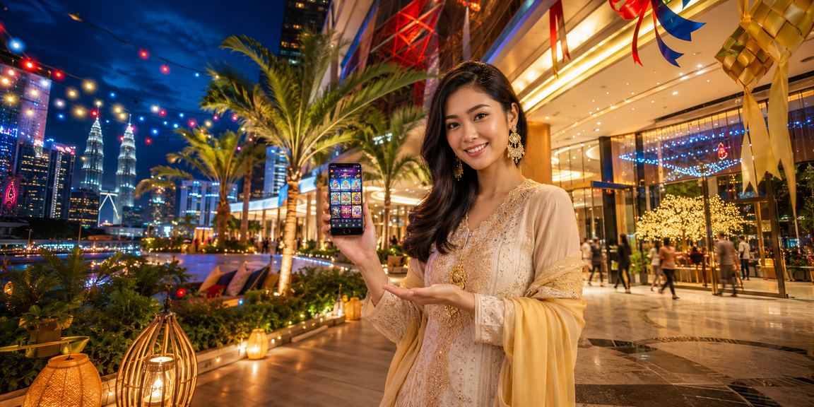Pengguna klia1 dari Kuala Lumpur memasang aplikasi Android semasa Hari Raya